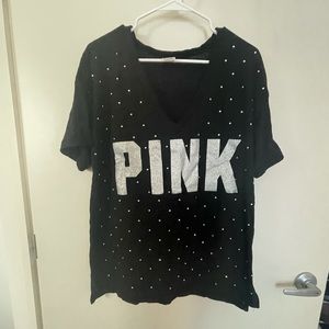 Pink bling shirt